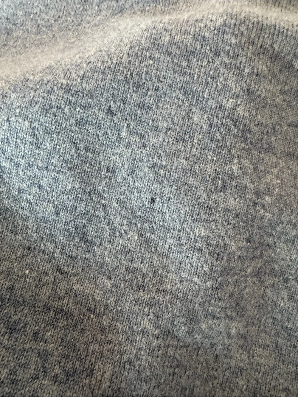 Banana Republic Men's V-Neck Sweater - Slate Blue Vintage Cashmere and Lambswool
